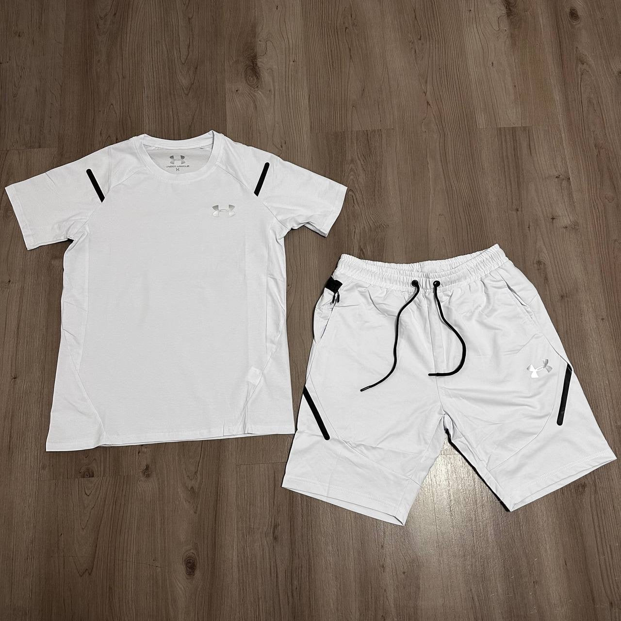 Conjunto corto Under Armoun blanco