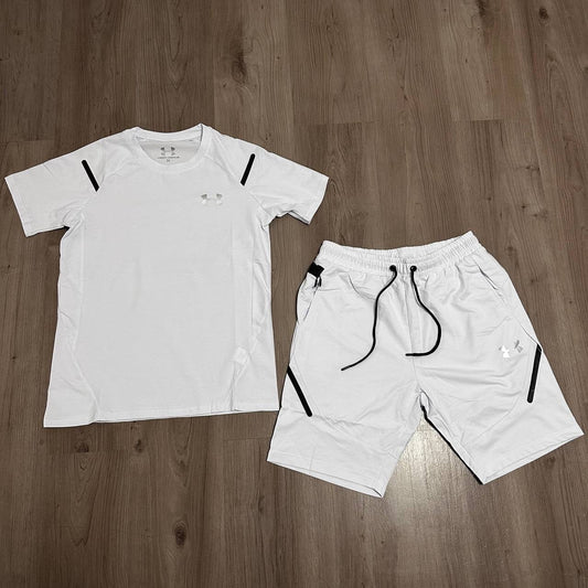 Conjunto corto Under Armoun blanco