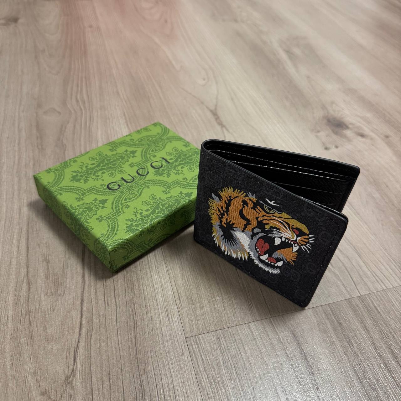 BILLETERA GUCCI TIGER BLACK