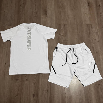 Conjunto corto Under Armoun blanco