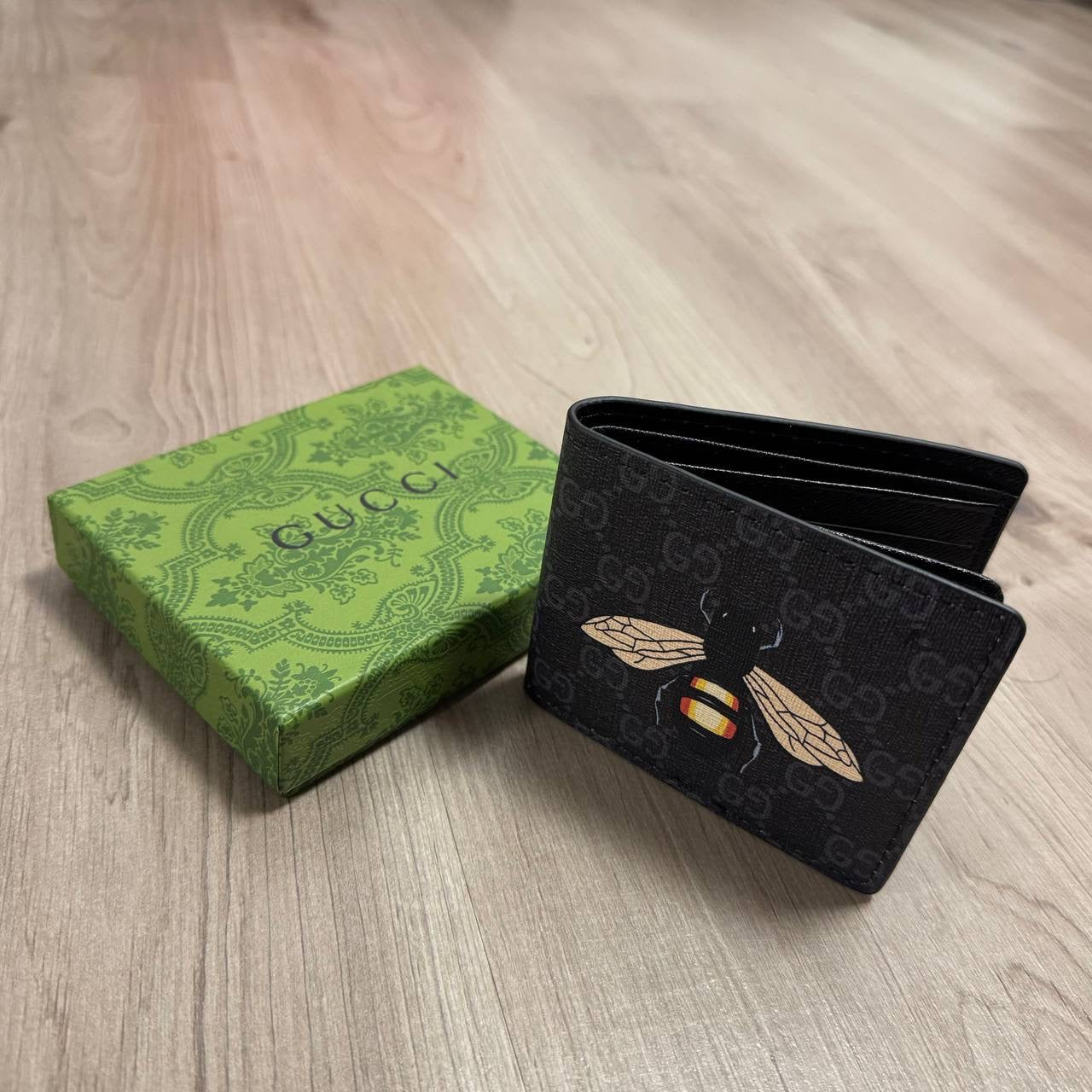 BILLETERA GUCCI ABEJA BLACK
