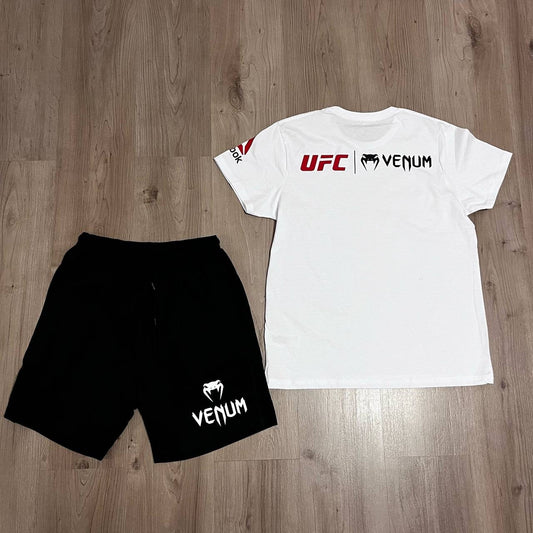 Conjunto corto Venum UFC blanco