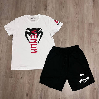 Conjunto corto Venum UFC blanco