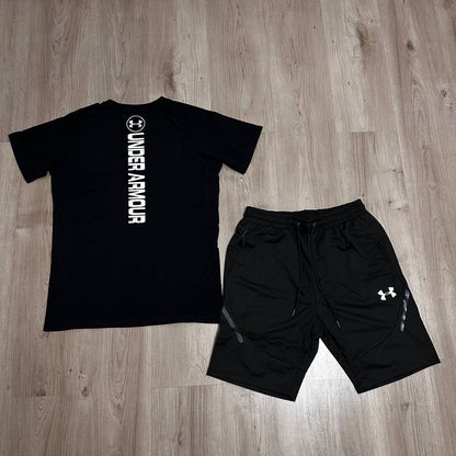 Conjunto corto Under Armoun negro