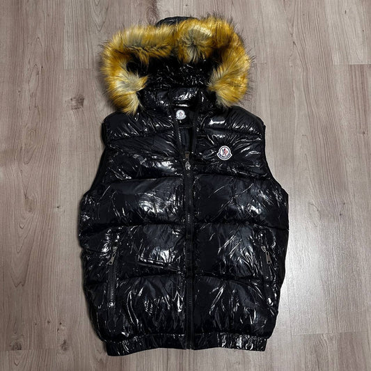 Chaleco Moncle Negro pelos