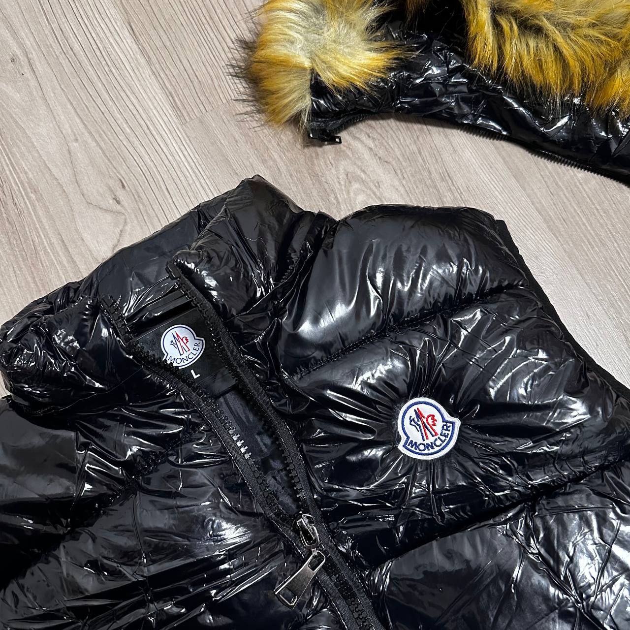 Chaleco Moncle Negro pelos